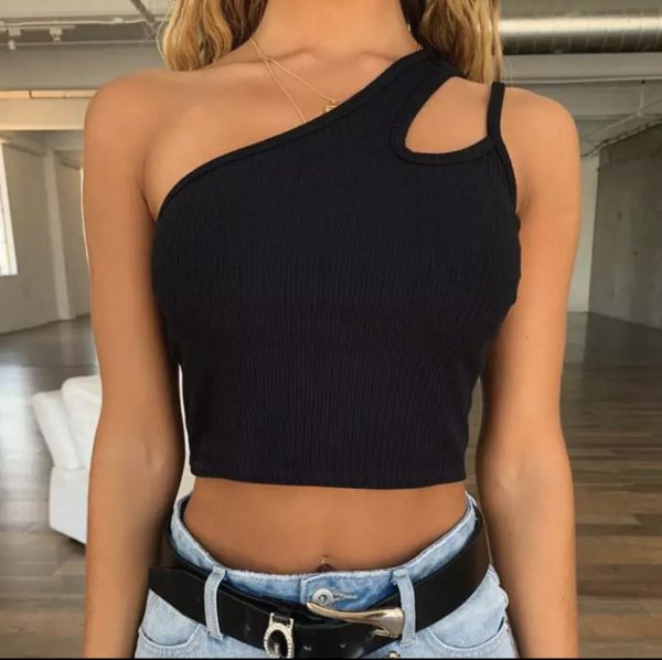 Black One Shoulder